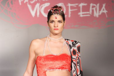 Maria Jesus Cuevas. Runway Fashion of young designer 2007. 