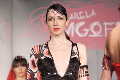 Maria Jesus Cuevas - Collection: Sensaciones - Young Fashion Designers Awards ceremony 2007. Vigo (Spain). Vigoferia.