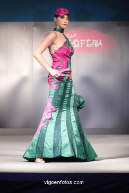 Soledad Mayoral Adeva - Collection: Tatuaje - Young Fashion Designers Awards ceremony 2007. Vigo (Spain). Vigoferia. 