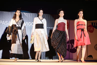 Rosa M Castello Gil - Sabor a Oriente. Pasarela de Jóvenes Diseñadores 2006. Vigo. Vigoferia.