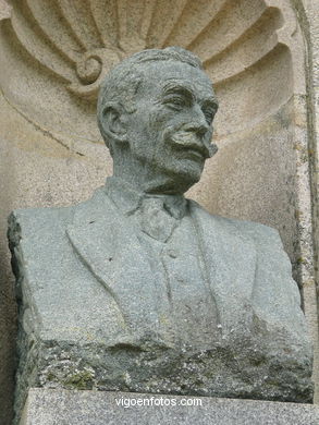 Busto del m�dico Ces�reo Corbal  - Francisco Asorey Gonz�lez
-  (Ver mapa). 