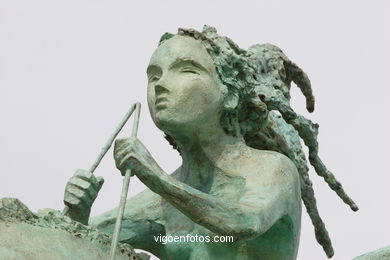 Monument to the Troubadours of the R�a of Vigo. Last Sculptures in Vigo (2005-2007). 