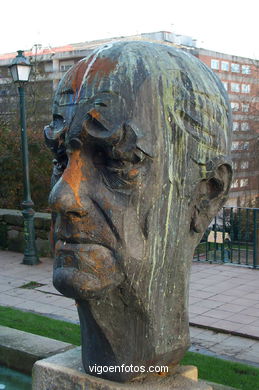 Camilo José Cela - Francisco Otero Besteiro. (1991)
- (Map location).