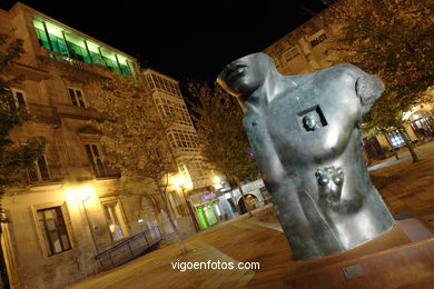 Sculptures of Igor Mitoraj. 