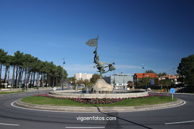Monument to Europa. Juan José Oliveira Viéitez. (1989). Avenida of Samil.
- (Map location).