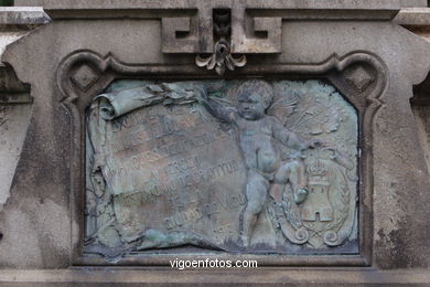 Monumento a José de Elduayen - Agustín Querol y Subirats. (1896). Jardines de Elduayen o Montero Ríos. Vigo
- (Ver mapa).