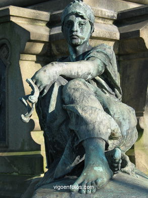 Monumento a José de Elduayen - Agustín Querol y Subirats. (1896). Jardines de Elduayen o Montero Ríos. Vigo
- (Ver mapa).
