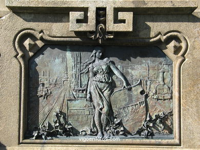 Monument to Jos� of Elduayen - Agust�n Querol y Subirats. (1896). Vigo
-  (Map location). 