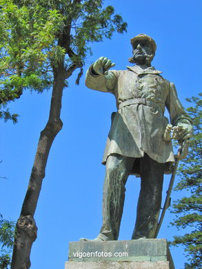 Monumento a M�ndez N��ez- Agust�n Querol y Subirats. (1890). Jardines de la Alameda. Vigo.
-  (Ver mapa). 