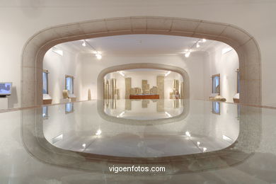 Sala de arqueología. Museo Quiñones de León.