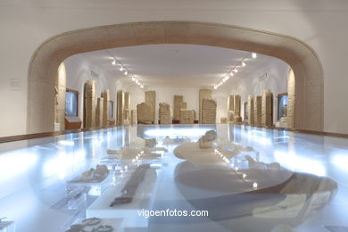 Sala de arqueolog�a. Museo Qui�ones de Le�n. 