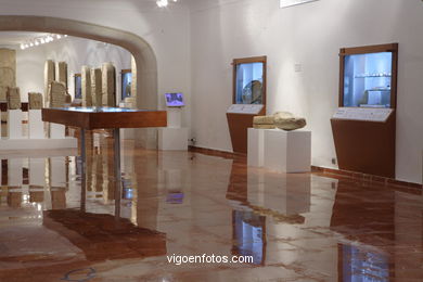 Sala de arqueología. Museo Quiñones de León.