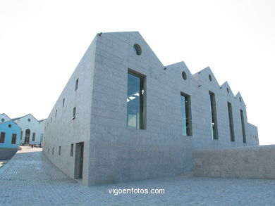 Exteriores Museo do mar de Galicia - Arquitecto Cesar Portela . 