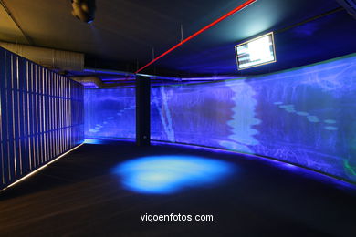Oceanography and aquaculture. Permanet exhibition in the Museum of the sea of Galicia. Vigo.