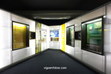 Oceanography and aquaculture. Permanet exhibition in the Museum of the sea of Galicia. Vigo.