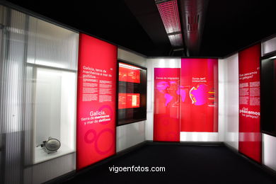 Oceanography and aquaculture. Permanet exhibition in the Museum of the sea of Galicia. Vigo.