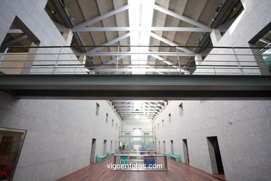Peirao exhibition hall. Museum of the sea of Galicia.