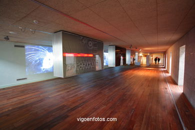 Peirao exhibition hall. Museum of the sea of Galicia.