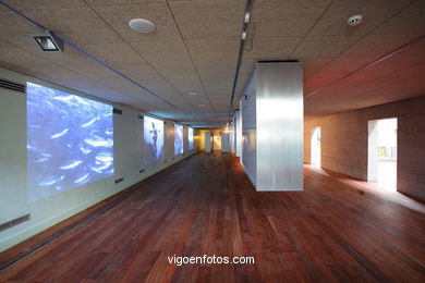 Peirao exhibition hall. Museum of the sea of Galicia.
