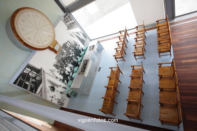 Extraction, preserving and marketing of products of the sea. Permanet exhibition in the Museum of the sea of Galicia. Vigo.