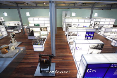 Extracción, conservación y comercialización de productos del mar. Exposición permanente del Museo do Mar de Galicia. Vigo.