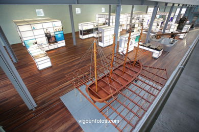 Extracción, conservación y comercialización de productos del mar. Exposición permanente del Museo do Mar de Galicia. Vigo.