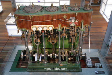 Extracción, conservación y comercialización de productos del mar. Exposición permanente del Museo do Mar de Galicia. Vigo.