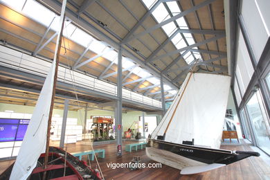 Extracción, conservación y comercialización de productos del mar. Exposición permanente del Museo do Mar de Galicia. Vigo.