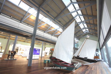 Extraction, preserving and marketing of products of the sea. Permanet exhibition in the Museum of the sea of Galicia. Vigo.