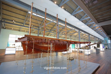 Extraction, preserving and marketing of products of the sea. Permanet exhibition in the Museum of the sea of Galicia. Vigo.