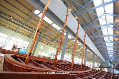 Extraction, preserving and marketing of products of the sea. Permanet exhibition in the Museum of the sea of Galicia. Vigo.