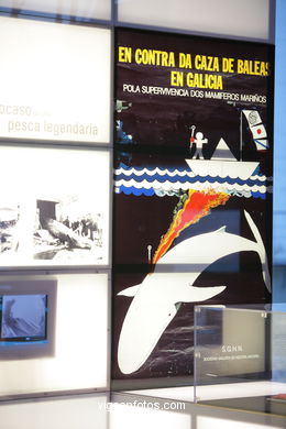 Extraction, preserving and marketing of products of the sea. Permanet exhibition in the Museum of the sea of Galicia. Vigo.