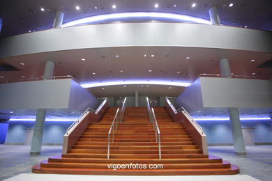 Hall Principal Palacio de Congresos. Auditorio Mar de Vigo - Pazo de Congresos. 