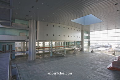 Hall Principal Palacio de Congresos. Auditorio Mar de Vigo - Pazo de Congresos. 