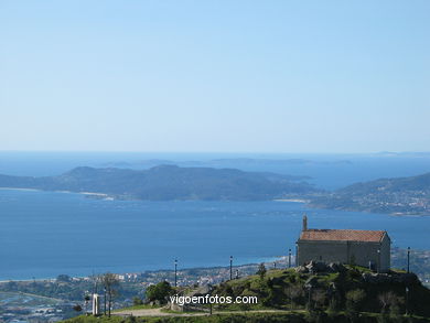 Monte Cepudo y Monte Alba en Valladares (Vigo).