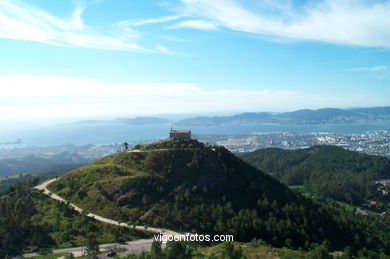 Monte Cepudo y Monte Alba en Valladares (Vigo).
