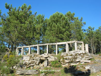 Forest park of Coruxo.