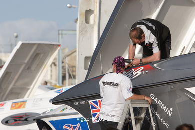 Powerboat P1 in Vigo. Powerboat P1 Vigo 2008. 