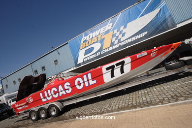 Powerboat P1 in Vigo. Powerboat P1 Vigo 2008. 