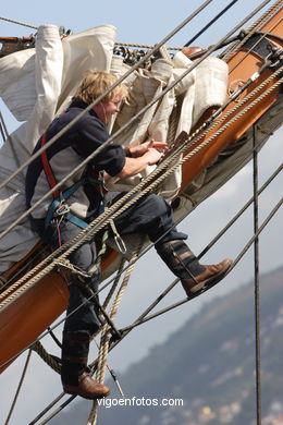 Atmosphere before competition
(Volvo Ocean Race 2005-2006)
. 