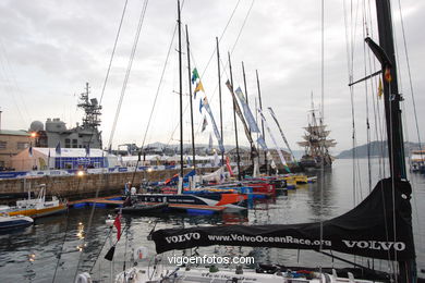 Atmosphere before competition
(Volvo Ocean Race 2005-2006)
. 