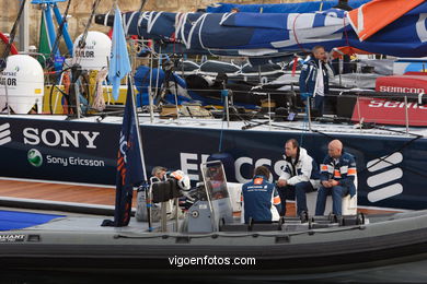 Atmosphere before competition
(Volvo Ocean Race 2005-2006)
. 