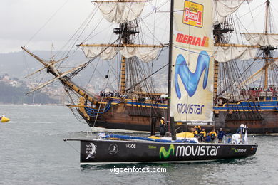 Volvo Ocean Race en la r�a. 