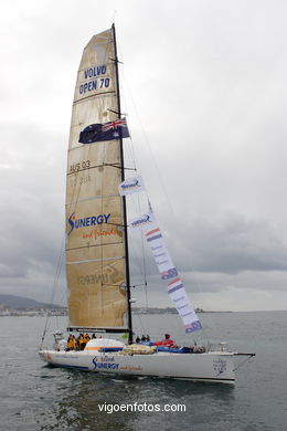 Volvo Ocean Race in Vigo - Spain.