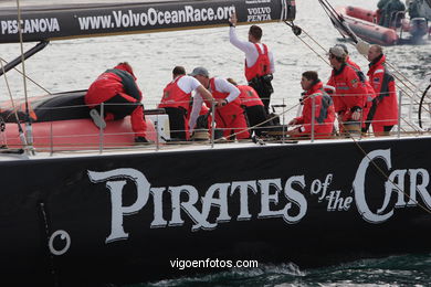 Volvo Ocean Race in Vigo - Spain.