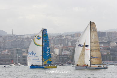 Volvo Ocean Race en la r�a. 