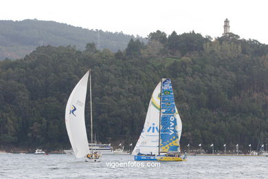 Volvo Ocean Race in Vigo - Spain.