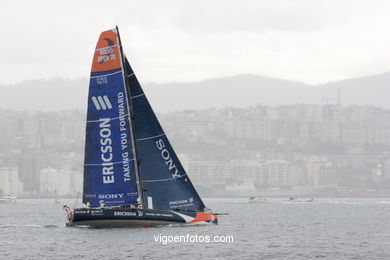 Volvo Ocean Race in Vigo - Spain.