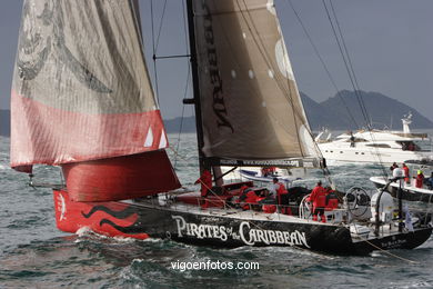 Volvo Ocean Race in Vigo - Spain.