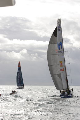 Volvo Ocean Race in Vigo. 